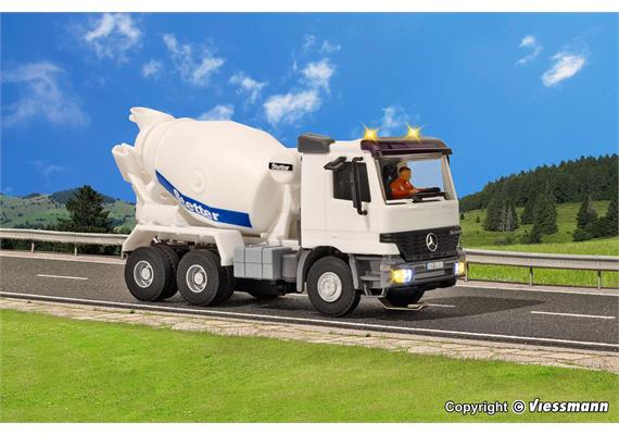 Viessmann 8031 MB ACTROS 3-achs Betonmischer mit Rundumleuchten - H0 (1:87) | Bild 3