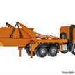 Viessmann 8040 MB ACTROS 3-achs Absetzkipper mit Rundum- leuchten, kommunalorange - H0 | Bild 3