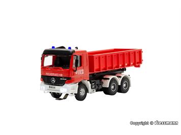 Viessmann 8050 Feuerwehr MB ACTROS 3-achs, Rundumleuchten, Basis, Funktionsmodell - H0