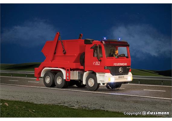 Viessmann 8053 Feuerwehr MB ACTROS 3-achs Absetzkipper - H0 (1:87) | Bild 4