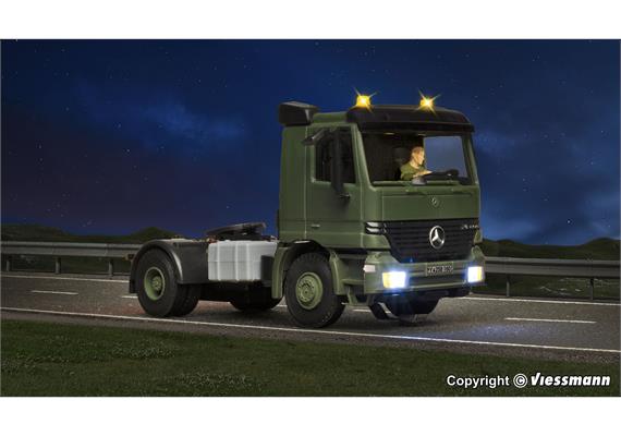 Viessmann 8160 MB ACTROS 2-achs Sattelschlepper mit Rundumleuchten, Militär, Basis - H0 | Bild 5
