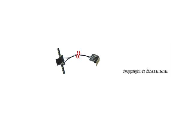 Viessmann 8415 Stoßstange mit LED-Beleuchtung für lange Anhänger und Auflieger - H0 (1:87)