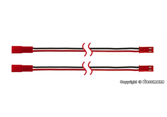 Viessmann 8436 CarMotion Verlängerungskabel für EasyChain, 0,5 m, 2 Stück - H0 (1:87)
