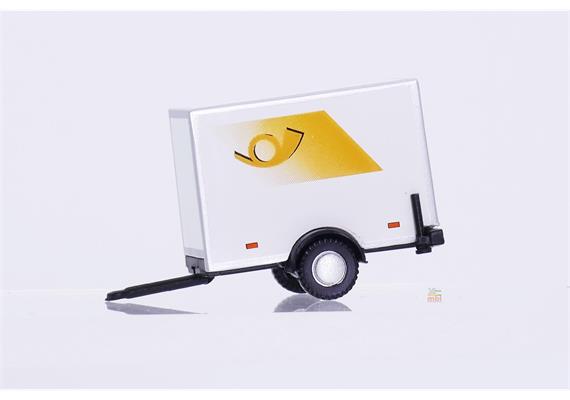 VK Modelle 04236 Einachsiger Anhänger Schweizer Post VS 278090 SoSe - H0 (1:87) | Bild 1