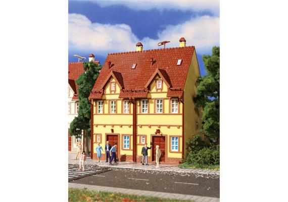 Vollmer 43844 Reihen-Doppelhaus gelb