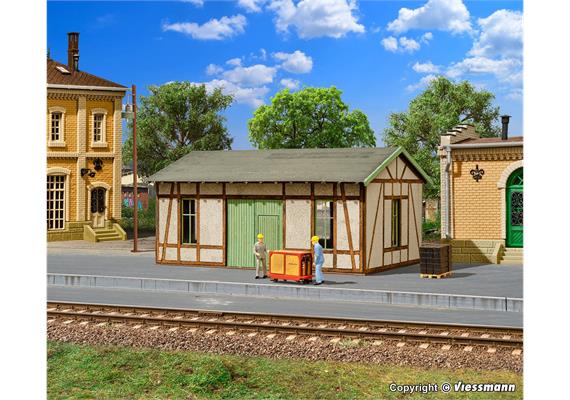 Vollmer 45640 Werkstatt mit Putz-/Fachwerkfassade - H0 (1:87) | Bild 1