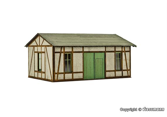 Vollmer 45640 Werkstatt mit Putz-/Fachwerkfassade - H0 (1:87) | Bild 3