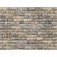Vollmer 46038 Mauerplatte Basalt aus Karton, 25 x 12,5 cm, 10 Stück - H0 (1:87)