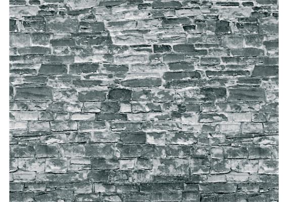 Vollmer 46055 Mauerplatte Naturstein, grau