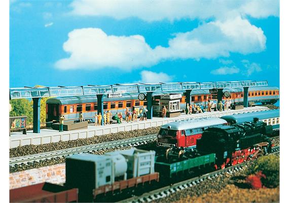 Vollmer 47538 Bahnsteig 3teilig - N (1:160)