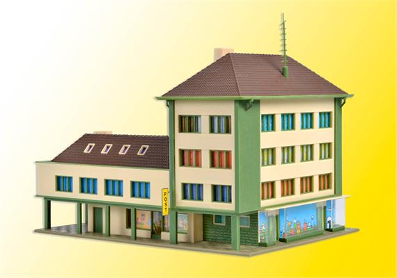 Vollmer 47724 Postamt mit Nebengebäude und Bushaltestelle N