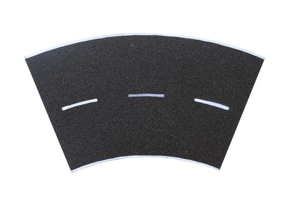 Vollmer 48266 Straßenplatte Asphalt, 45°-Kurve, Radius 15 cm HO