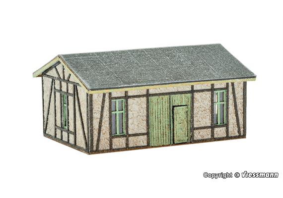 Vollmer 49590 Werkstatt mit Putz-/Fachwerkfassade - Polyplate Bausatz - Z (1:220) | Bild 2