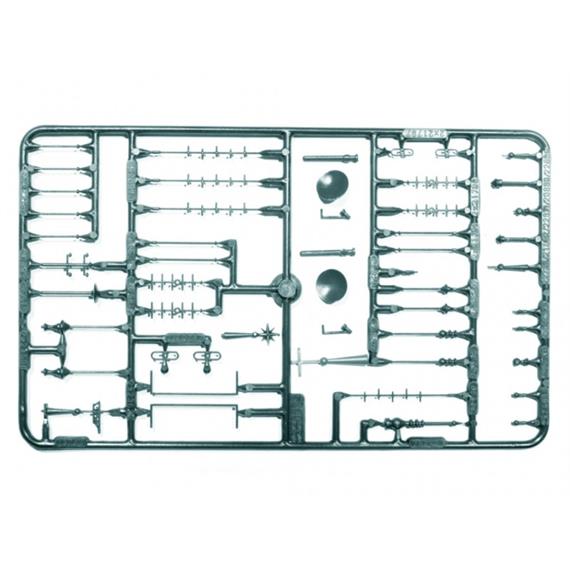 Vollmer 5022 Dachausstattung Antennen, Turmspitzen - H0 (1:87)