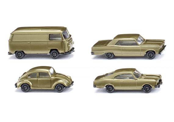 Wiking 091006 Drei Pkw und ein Kleinbus 50 Jahre N-Spur - N (1:160)