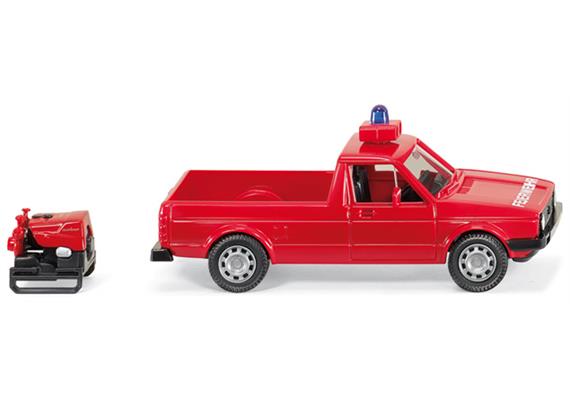 Wiking 60123 VW Caddy I Feuerwehr mit Tragkraftspritze