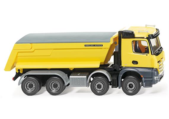 Wiking 67449 Muldenkipper Meiller/MB Arocs, zinkgelb HO