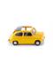 Wiking 009905 Fiat 600 mit offenem Faltdach gelb HO