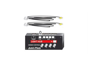 Woodland JP5700 Lichtverteiler-Startset / Light's & Hub Set, warm-white