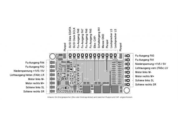 ZIMO ADAMTC50 Adapter-Platine für mtc21-Decoder mit 5V-Ausgang | Bild 2