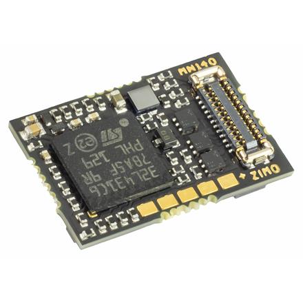 ZIMO MN140E24 E24-Miniatur-Decoder, 13,5 x 8,7 x 2,3 mm - 0,7 A - 8+2 FA