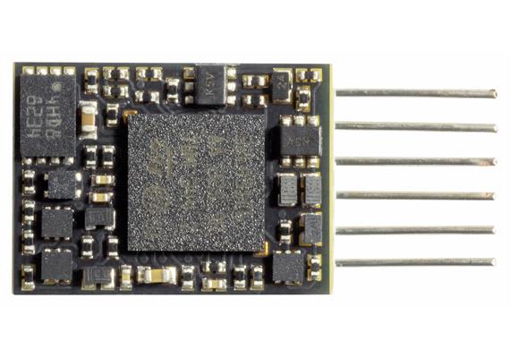ZIMO MN170N Miniatur-Decoder mit 6pol. Direktschnittstelle, 0,7A, 2 FU-Ausgänge, N-H0m | Bild 3