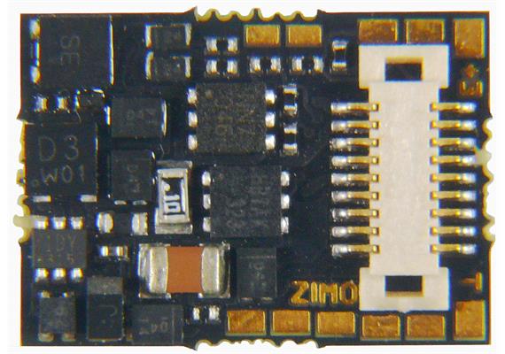 ZIMO MN180N18 Miniatur Decoder mit Next18 Schnittstelle, 0,7A, FU- und Logikpegel-Ausgänge | Bild 2