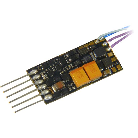 ZIMO MS490N Miniatur Sound-Decoder, 0.7A, 4 Fu-Ausgänge, 6pol. Direktschnittstelle