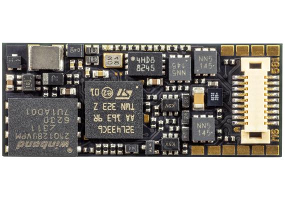 ZIMO MS581N18G N-Sound-Decoder, 0,8A, 6 Fu-Ausgänge, Next18, inkl. Goldcaps | Bild 2