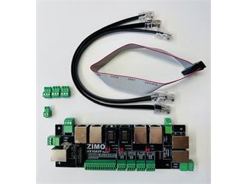 ZIMO MX10AVP Anschluss- und Verteilplatine zum MX10 inkl. Stecker und Kabel