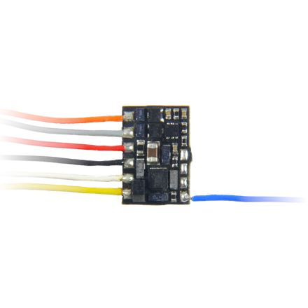 ZIMO MX615 Spur-Z Subminiatur-Decoder, 8,2 x 5,7 x 2mm, 0,5A Motor, an Litzen