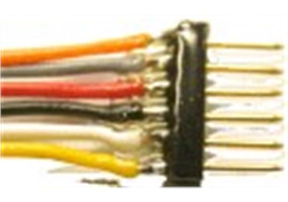 ZIMO MX615F Spur-Z Subminiatur-Decoder, 8,2 x 5,7 x 2mm, 0,5A Motor, 6pol. an Litzen | Bild 2