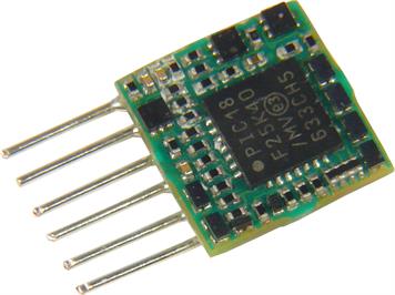 ZIMO MX616N Miniatur-Decoder mit 6-pol. Direktschnittstelle NEM651 - N, H0m