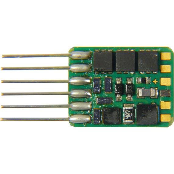 ZIMO MX671N Funktiondecoder, 6 Funktionsausgänge, 6pol. Direktschnittstelle NEM651