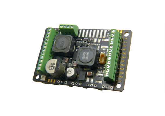 ZIMO MX695KS Großbahn-Sound-Decoder, 5A, 8 Fu-Ausgänge, 28 Schraubklemmen