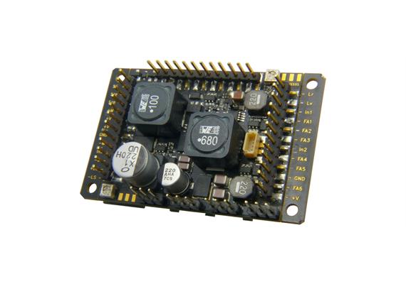 ZIMO MX695LV Großbahn-Sound-Decoder, 5A, 15 Fu-Ausgänge, 4 Servo-Ausgänge, 36 Stifte