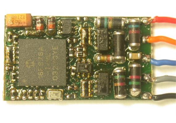 Zimo MX82V Magnetartikel Decoder für 2 Weichen oder 4 Lampen, 4 Servos