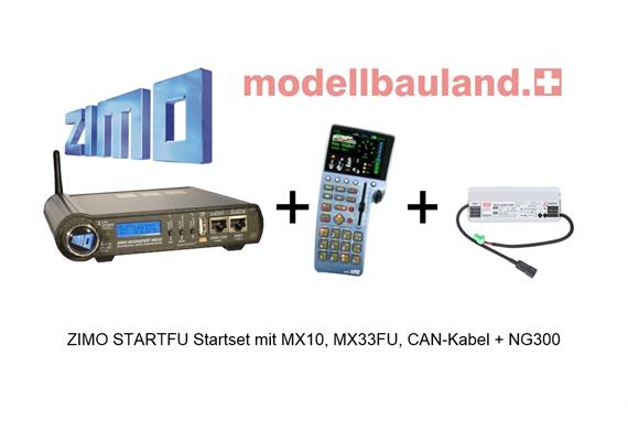 ZIMO STARTFU Startset mit MX10, MX33FU, CAN-Kabel + NG300 | Bild 1