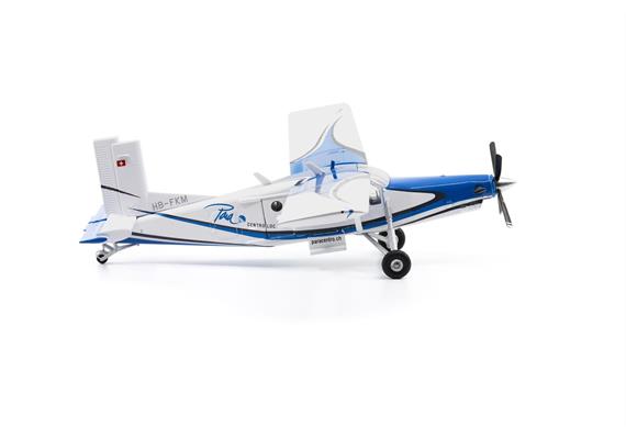 ACE 001618 Pilatus PC-6 HB-FKM Para Centro Locarno blau - Massstab 1:72 | Bild 4