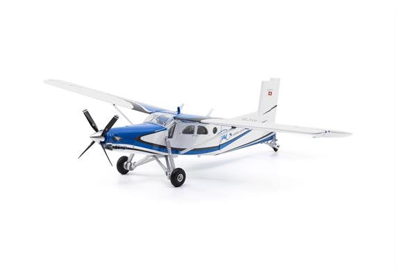 ACE 001618 Pilatus PC-6 HB-FKM Para Centro Locarno blau - Massstab 1:72 | Bild 1