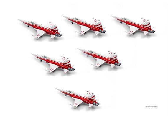 ACE 001808 Northrop F-5E Tiger II Patrouille Suisse Geschenkset - Massstab 1:200 | Bild 1