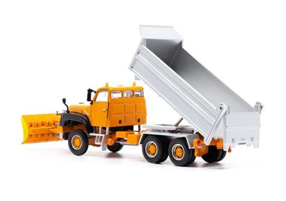 ACE 002331 Saurer D330N 6x6 Kipper Militär mit Schneeräumer - H0 (1:87) | Bild 6