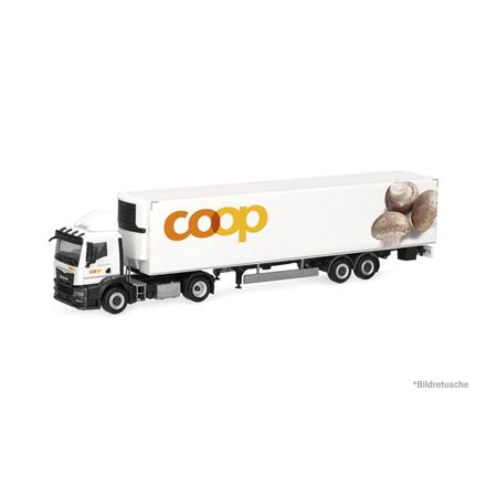 ACE MAN TGS Kühlkoffer Sattelzug "Coop" - H0 (1:87)