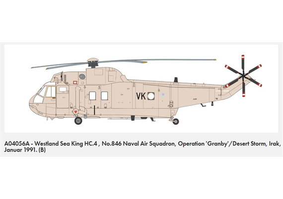 Airfix A04056A Westland Sea King HC.4 - Massstab 1:72 | Bild 3