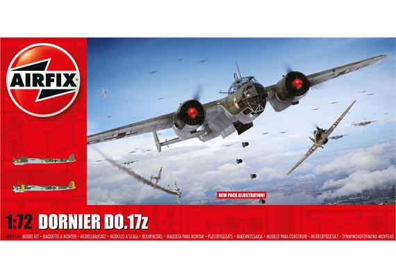 Airfix A05010A Dornier Do17z, Bausatz - Massstab 1:72
