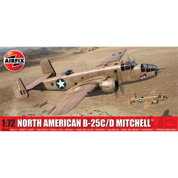 Airfix A06015A North American B-25C/D Mitchell, Bausatz - Massstab 1:72