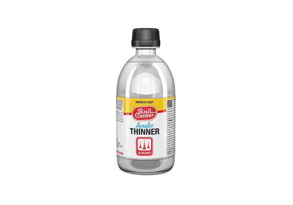 AMMO R-0501 Rail Center Acryl Verdünner, 500 ml - H0, TT, N, Z, 0, 1, G, H0m, H0e