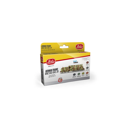 AMMO R-1017 Rail Center Deutsche Züge DR, 2. WK 1943-1945, Farb-Set