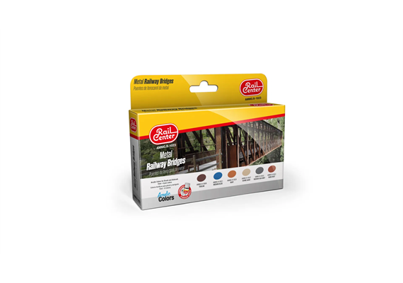 AMMO R-1023 Rail Center Metallbrücken, Farb-Set