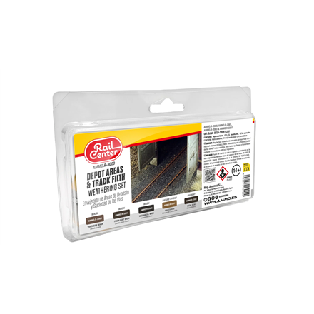 AMMO R-3000 Depot und Gleise, Alterung-Set